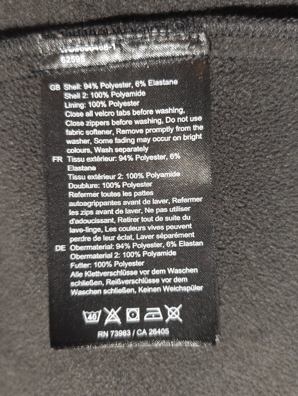 Helly Hansen Paramount Softshell Jacket Women's Medium Black Full Zip - Picture 5 of 6